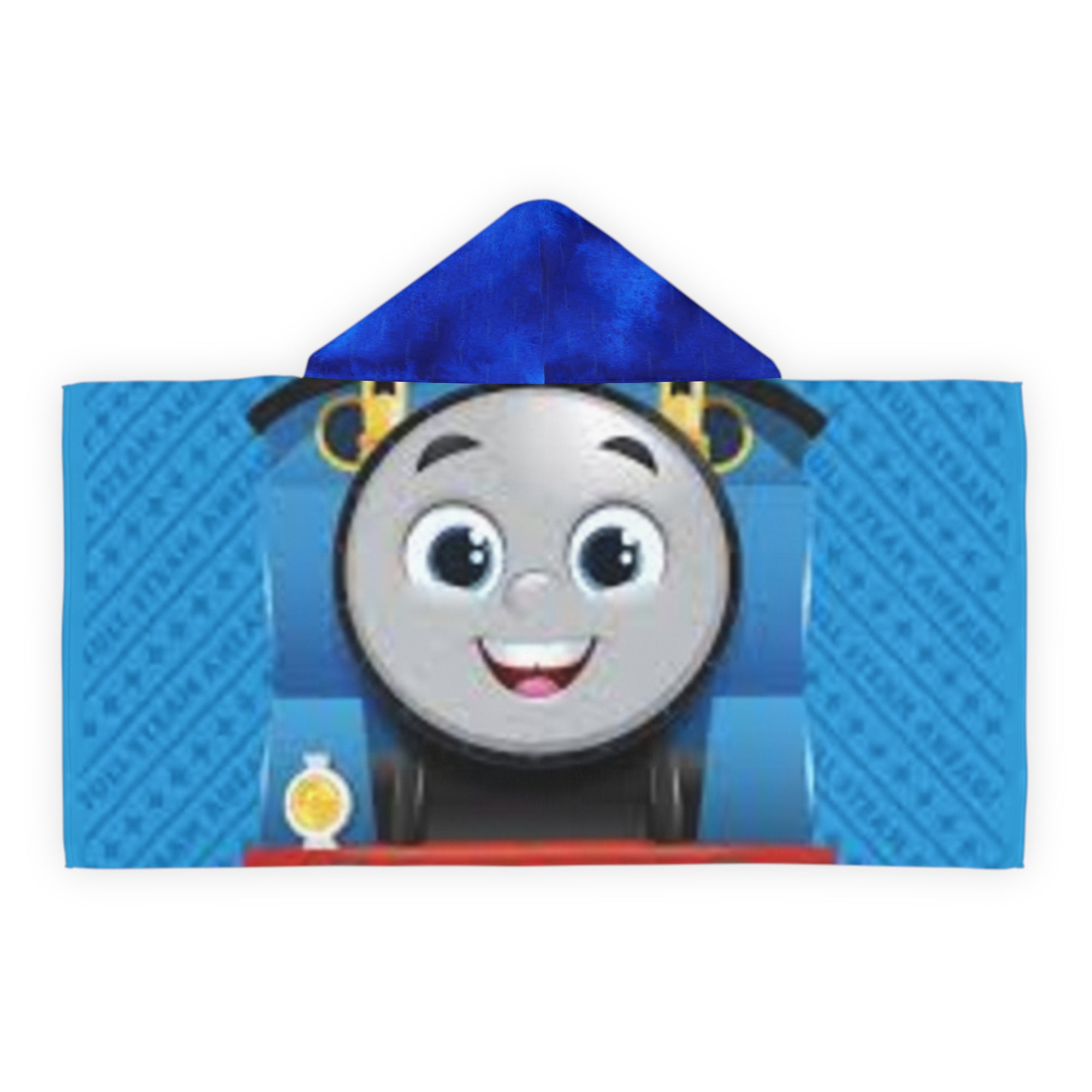 Adorable Train-Themed Youth Hooded Towel, Kids Bath Robe, Bath Towel, Gifts for Boys, Pool Days, Beach Fun, Toddler Hooded Towel