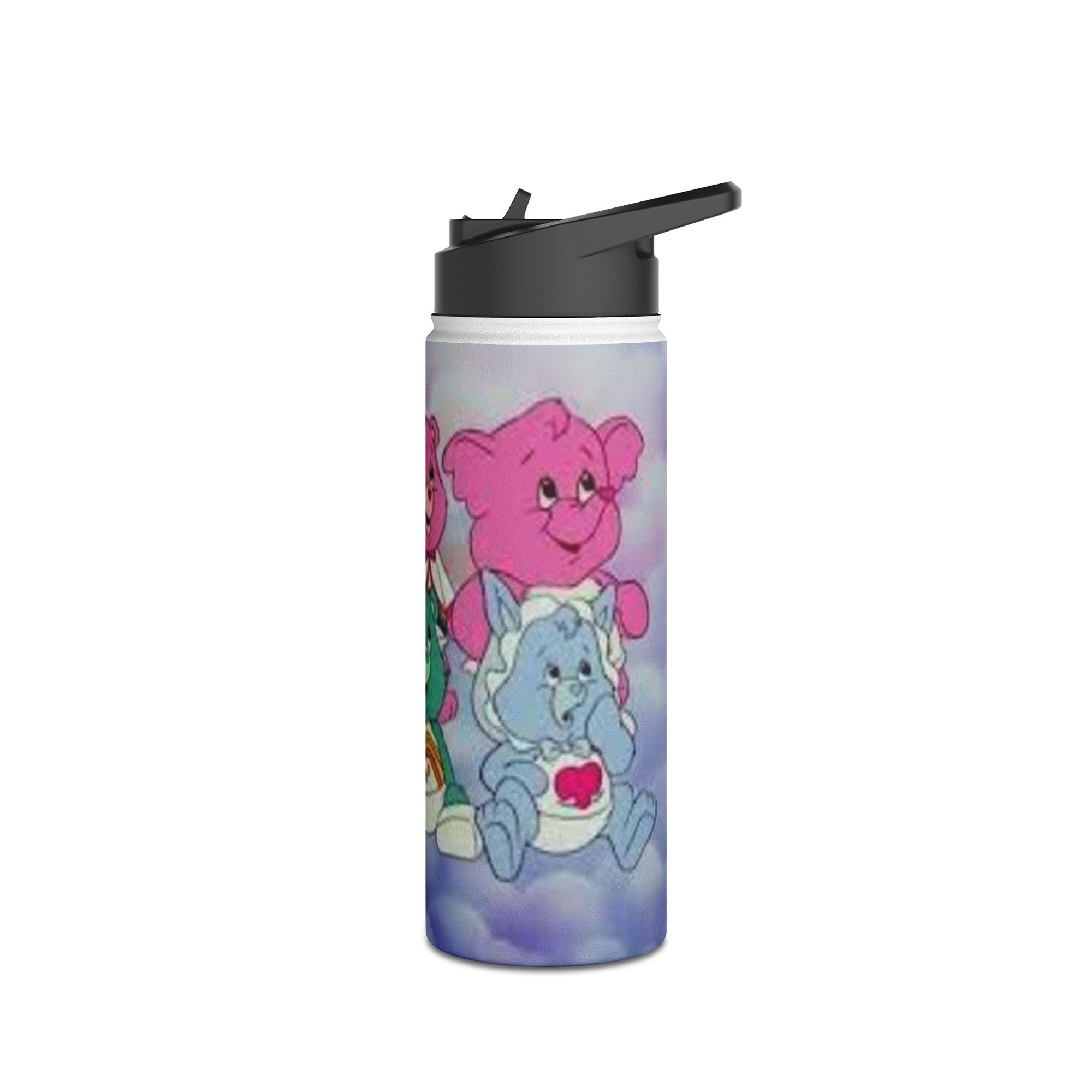 Care Bears Stainless Steel Water Bottle, Cute Kids Drinkware, Cartoon Theme, Eco-Friendly Hydration, Birthday Gift