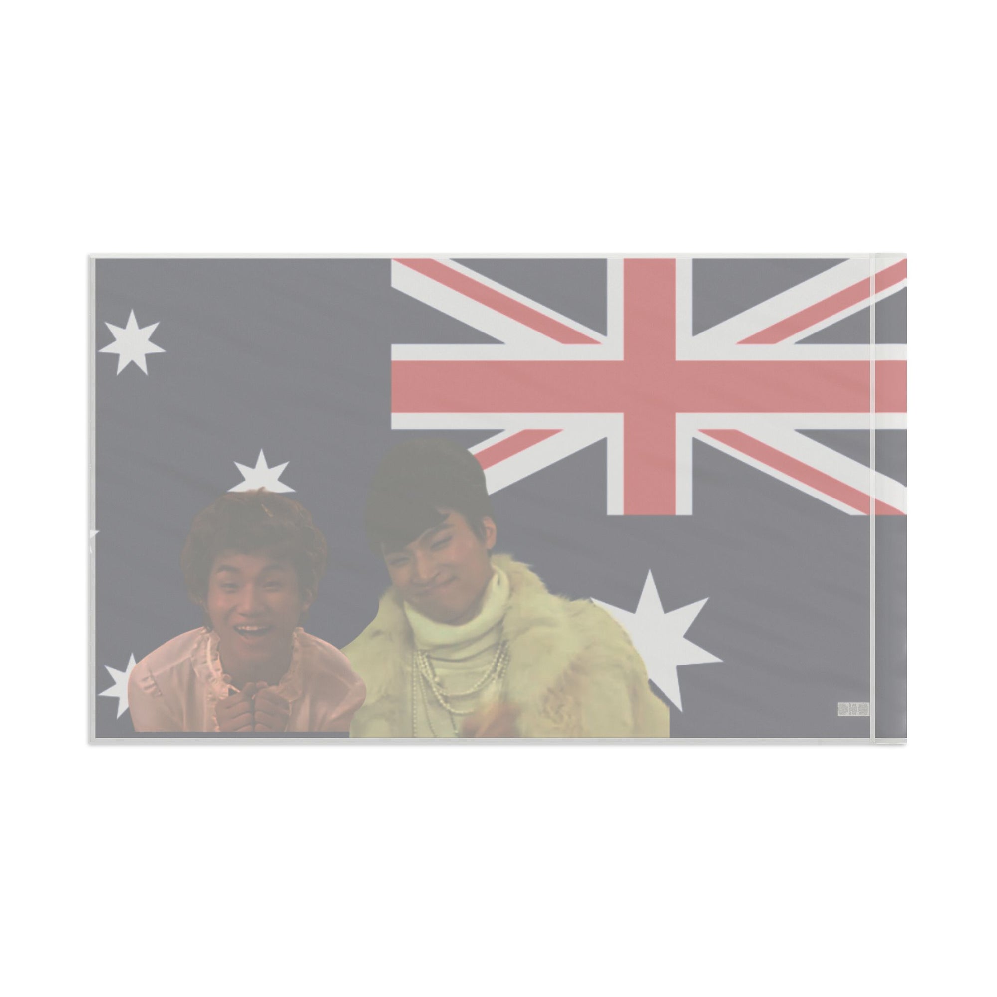 Australian Flag Art Print, Creative Aussie Wall Decor, Unique Gift for Travelers, Australia Day Celebration, Digital Print, Home Decor