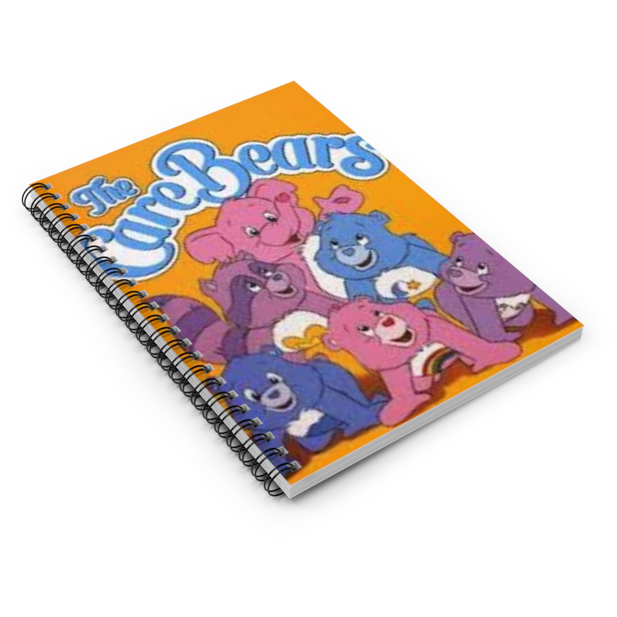 Care Bears Spiral Notebook - Ruled Line, Cute School Supplies, Retro Stationery, Gift for Kids, Journaling, Cute Office Decor
