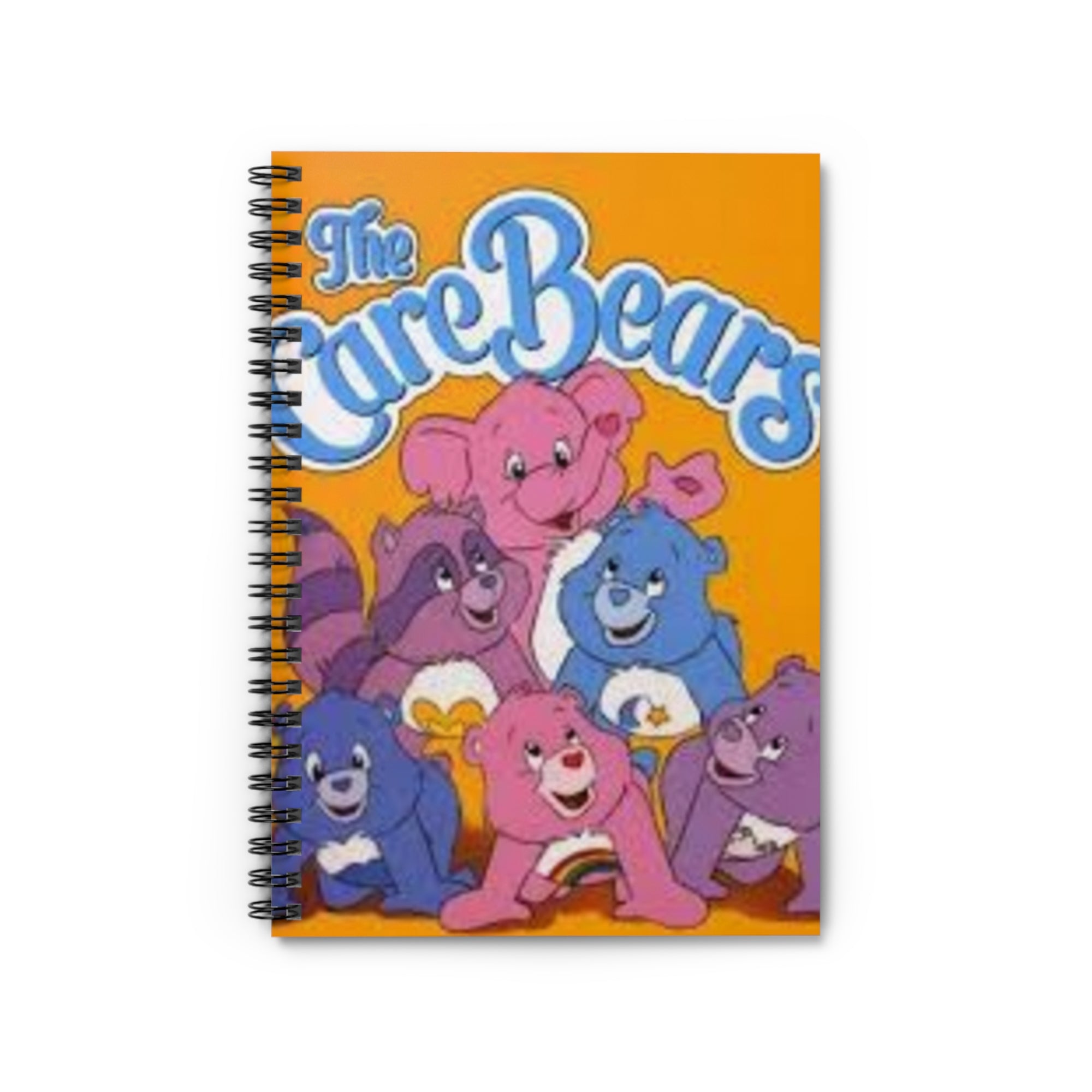 Care Bears Spiral Notebook - Ruled Line, Cute School Supplies, Retro Stationery, Gift for Kids, Journaling, Cute Office Decor