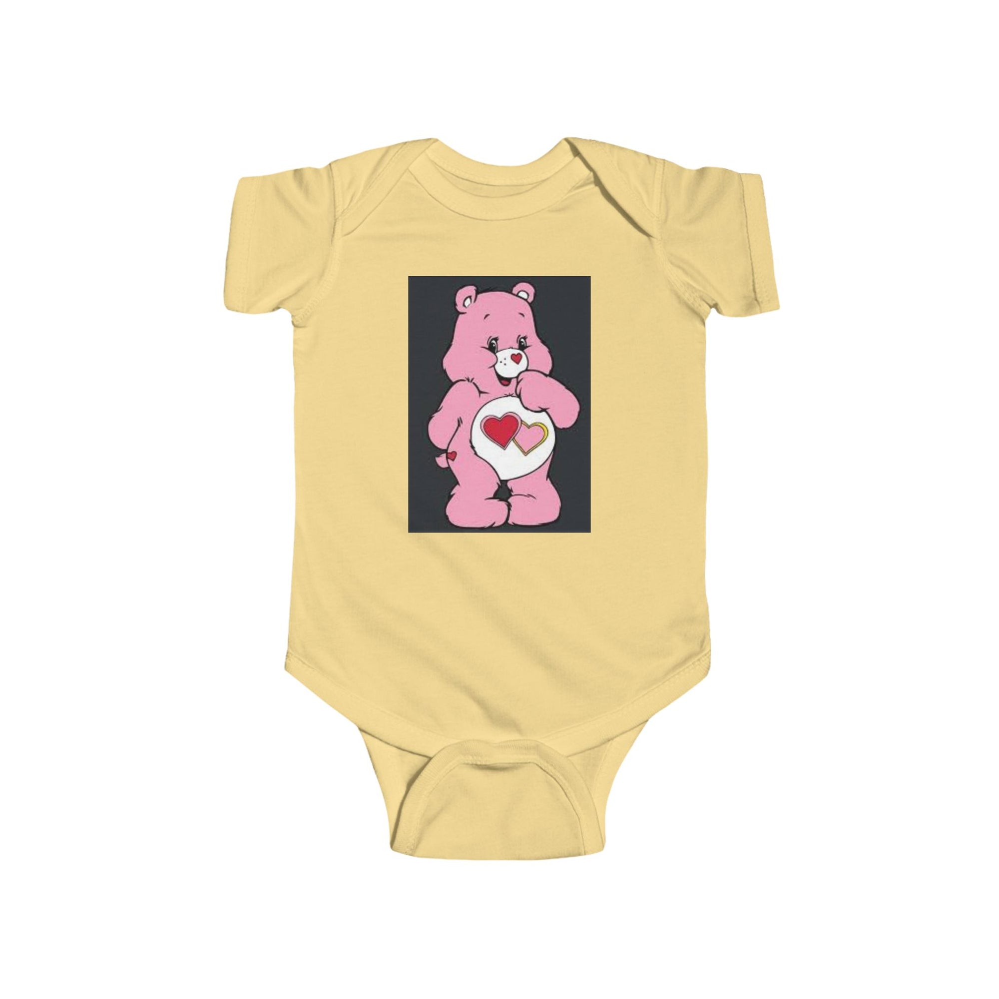 Care Bear Love Infant Bodysuit, Cute Baby Outfit, Heart Design Baby Clothes, Ideal Gift for Newborns, Baby Shower Gift, Toddler Clothing