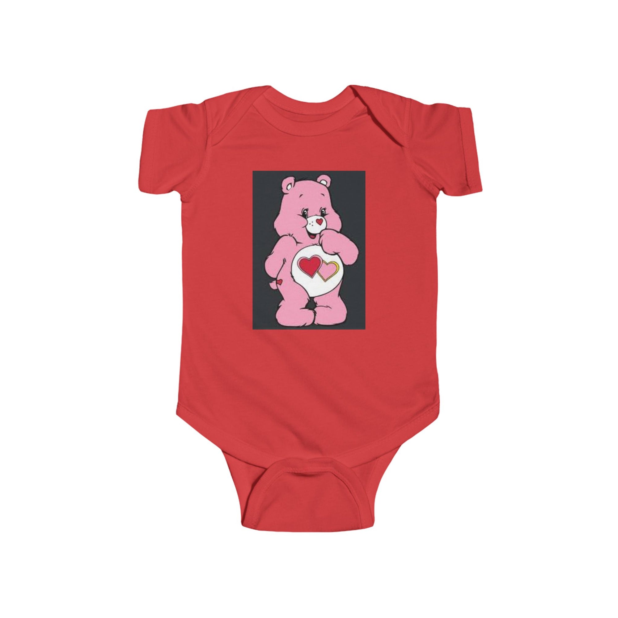 Care Bear Love Infant Bodysuit, Cute Baby Outfit, Heart Design Baby Clothes, Ideal Gift for Newborns, Baby Shower Gift, Toddler Clothing