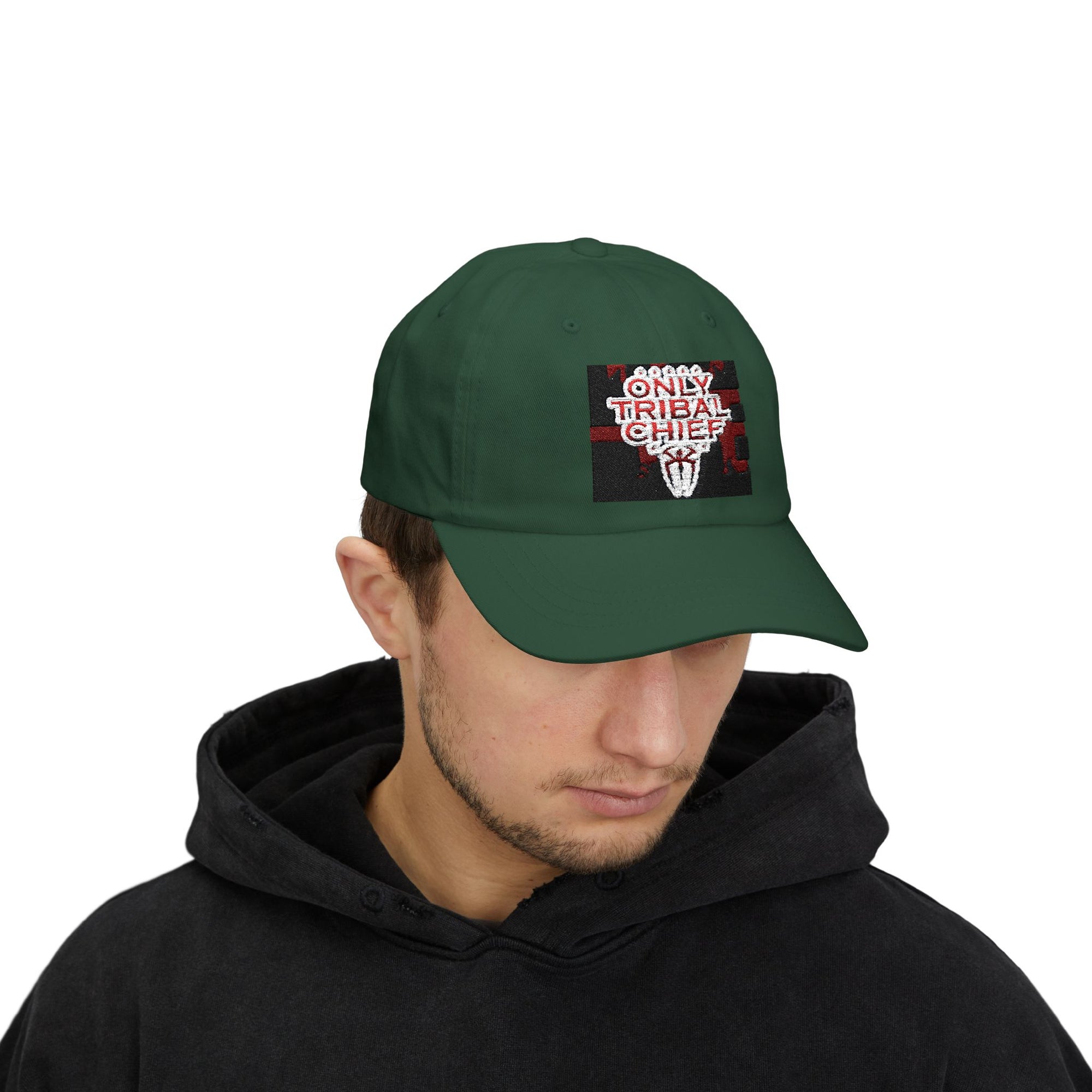 Classic Dad Cap - Only Tribal Chief Embroidered Hat, Casual Outdoor Apparel, Perfect Gift for Father's Day or Birthdays, Fashionable [...]